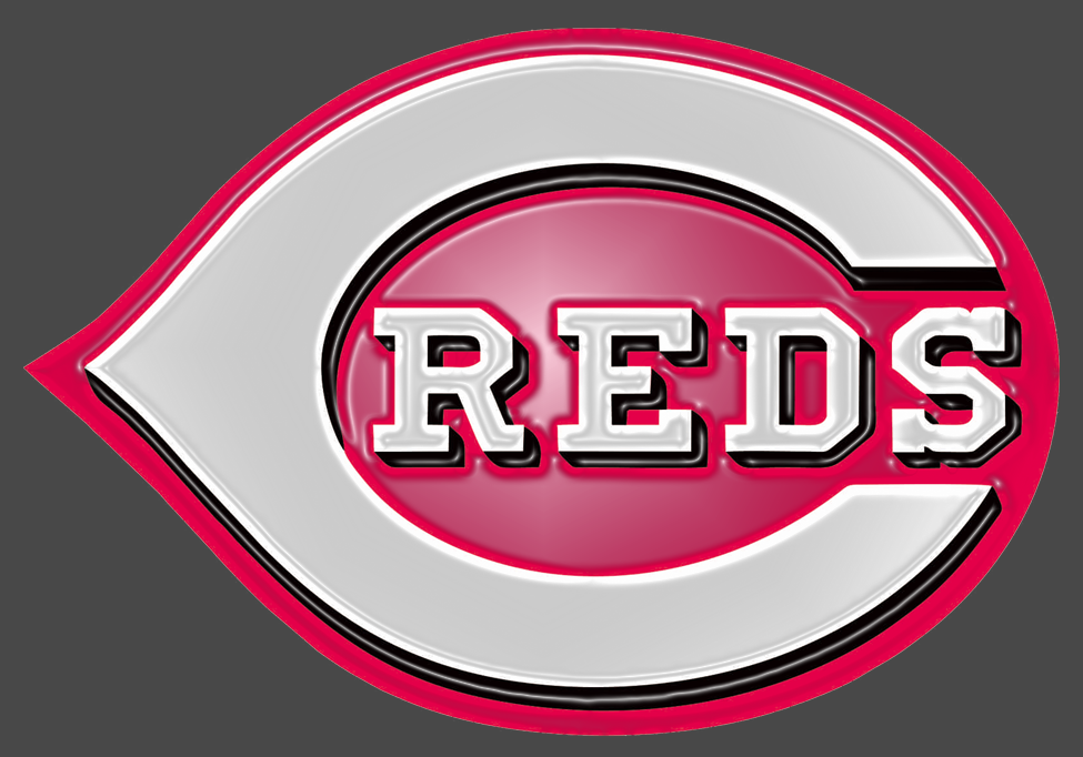 Cincinnati Reds Plastic Effect Logo vinyl decal